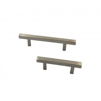 Stainless Steel Furniture Square T Bar Handles Modern Kitchen Cabinet Furniture Door Pull Handles